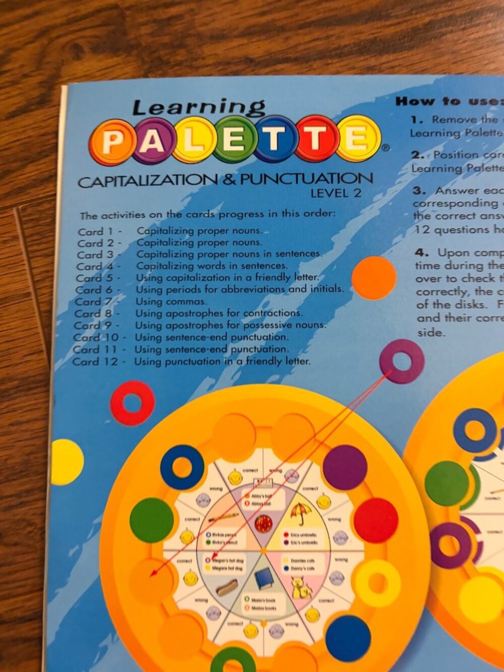 Learning Palette Reading Set 2 Bases & 8 Card Packs Grades 1-2 Set B S3 - Picture 12 of 16